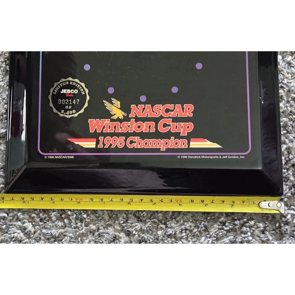 Nascar Winston Cup 1995‎ Jeff Gordon Limited Edition Wall Clock